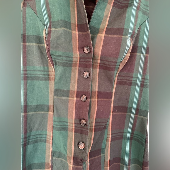 Urban Outfitters Sonata Plaid Romper - Picture 5 of 5